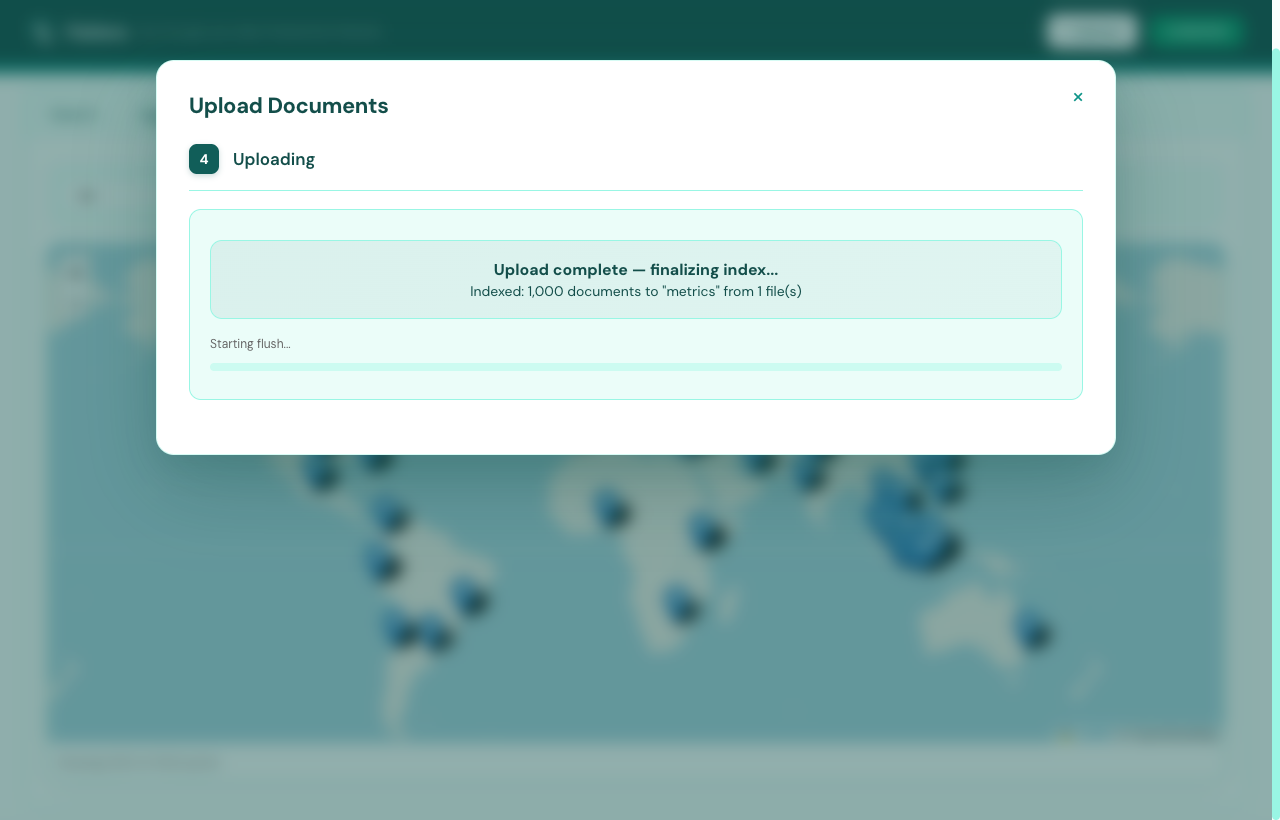 Flatlens — uploading progress